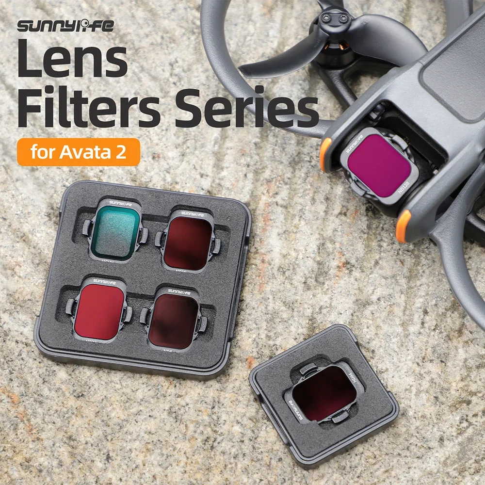 UV Filter For DJI Avata 2 ND64 ND128 Subtractive Shooting Filter ND16 Filter For DJI Avata 2 Done Accessories