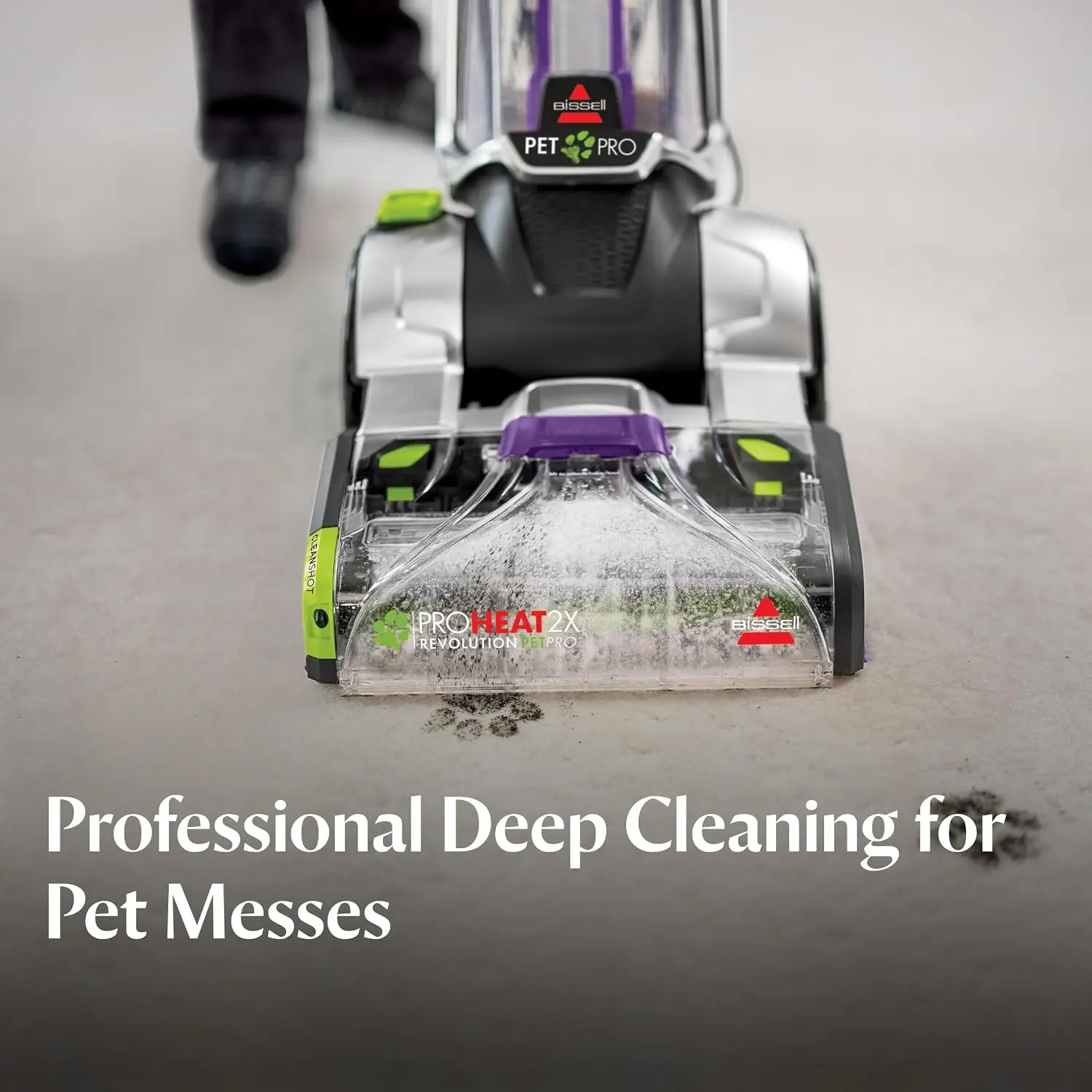 ProHeat 2X Revolution Pet Pro Plus Carpet Cleaner, 3588F | Dual Dirt Lifter Powerbrush; hose & tool attachment; pet upholstery t