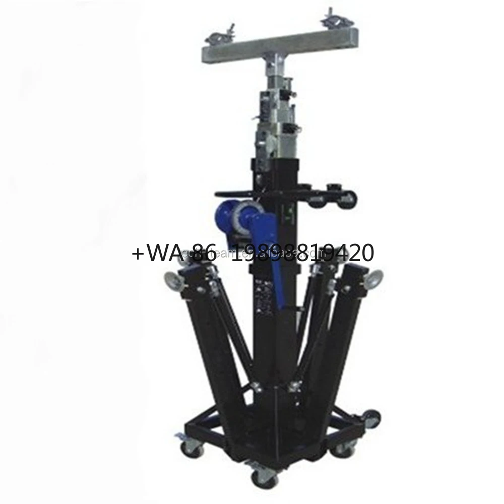 Techteam Heavy-duty Winch Hand Cranks Stands Lighting Truss Stand Line Array Speaker Lifter for Stage Lighting Crank Stand