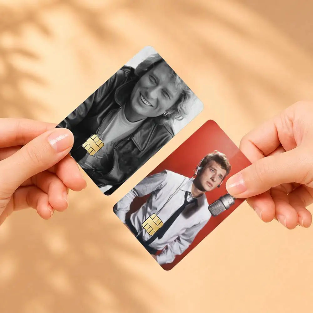 J-Johnny H-Hallyday Singer Sticker Film Tape Skin for Credit Card Debit Card Waterproof Stickers