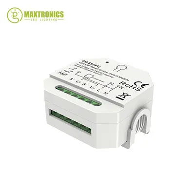 100-240VAC 1CH*2A WiFi+RF Smart Curtain Switch Module CM-SS(WT) For Tuya/Smart Life APP Cloud Control Voice Push Switch Control