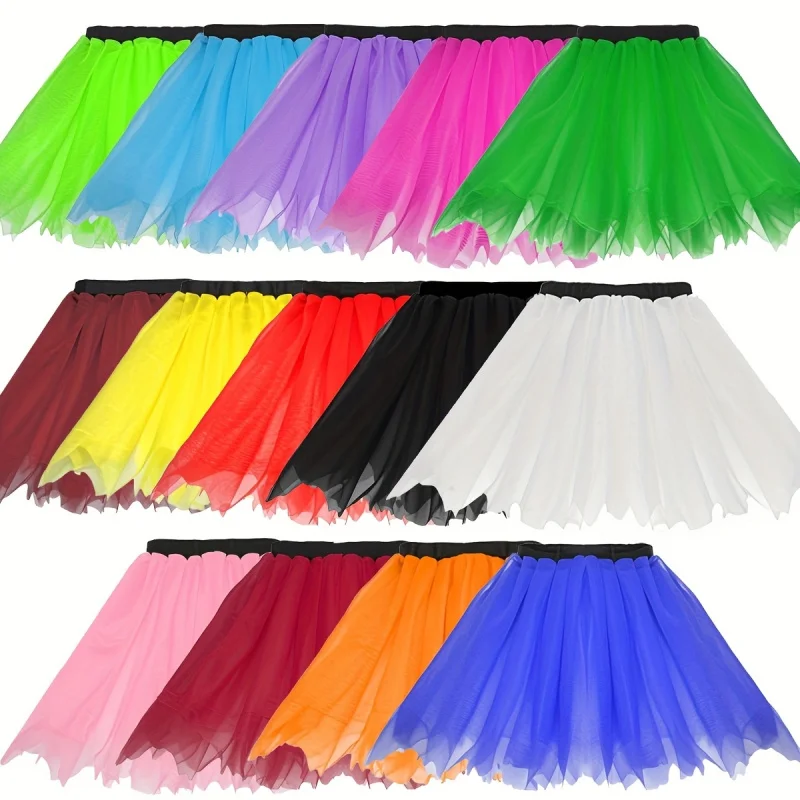 1pcs 80s Vintage Tulle Tutu - Vintage Dancewear Halloween, Music Festivals and Theme Parties |   Women's Tutu Tutu