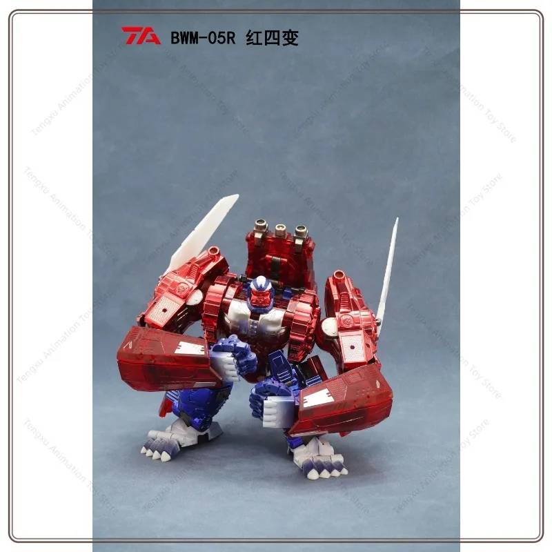 【In Stock】TA BWM-05R Super Warrior Red Four-turned Orangutan Captain Transformed toys Toy