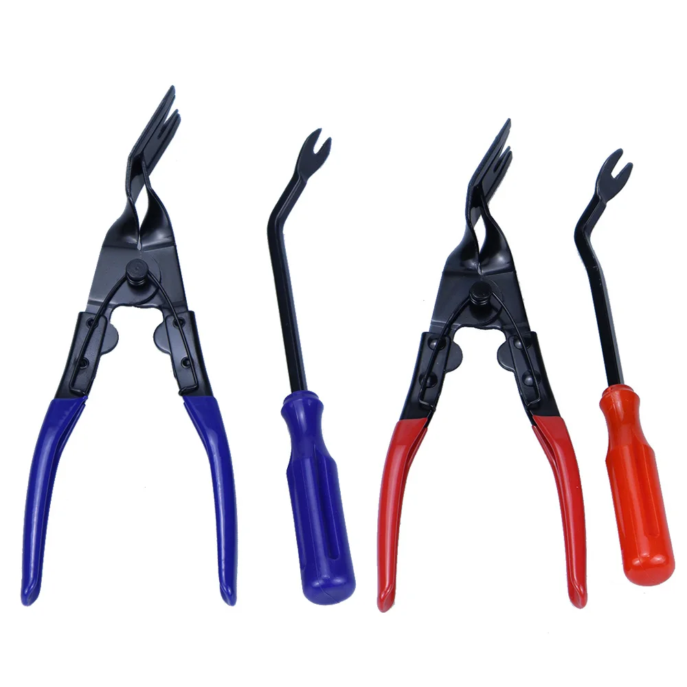 Clip Pliers Set Fastener Remover Auto Upholstery Combo Repair Kit for Car Car Panel Dashboard Pry Tool Kit