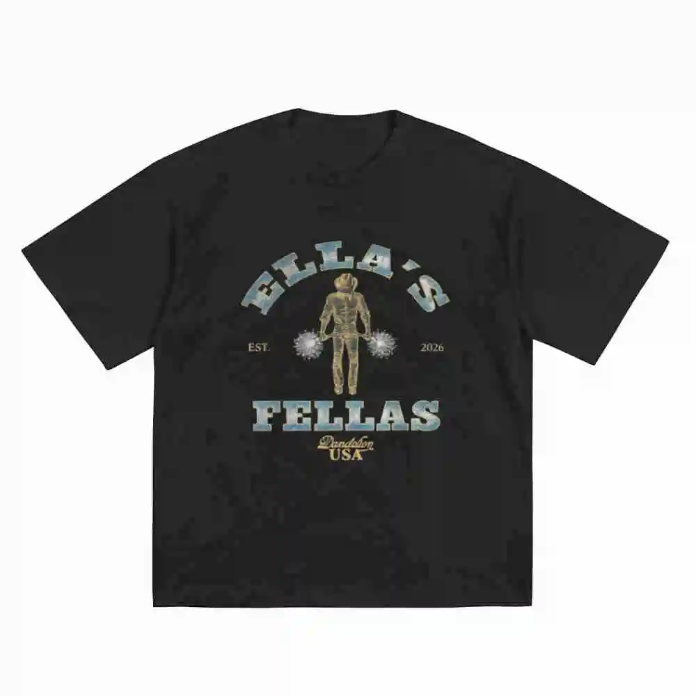 Ella'S Fellas Retro Western Dandelion Vintage Cowboy Est 2026 Short Sleeve Tee 100% Cotton T-Shirt