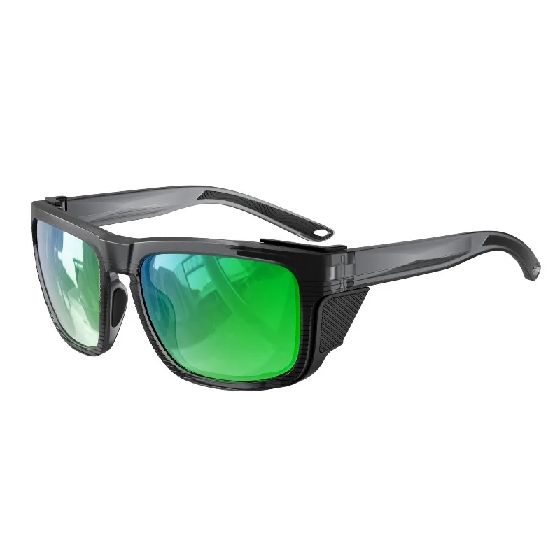 

Removable flank windproof sand-proof pollen-proof glasses outdoor sun protection polarized mountaineering sports TR90 sunglasses