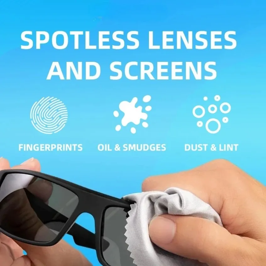 2/6PC 超微細繊維クリーニングクロス電話レンズ拭き布ストレッチフリーソフト効率的なクリーニングクロス写真撮影アクセサリー