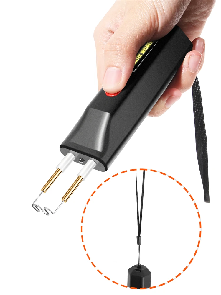 Imagem -06 - Mini Máquina de Solda Plástica sem Fio Grampeador Quente Portátil Reparo de Amortecedores do Carro Ferro de Solda Pistola Soldadora Plástica Carga Usb 100w