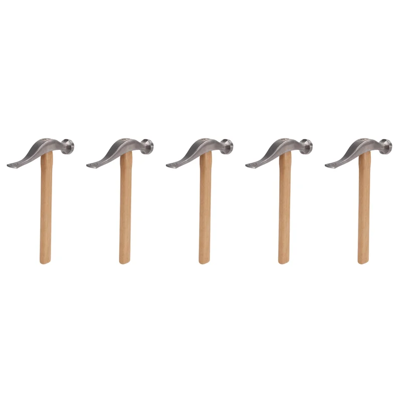 

5X молоток для ремонта обуви на воблере с деревянной ручкой, кожаная работа, ремонт обуви, инструмент для ремонта обуви