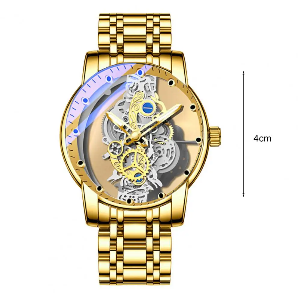 Watch  Fashion Golden Skeleton Vintage Man Watch  Jewelry Accessories Wrist Watch