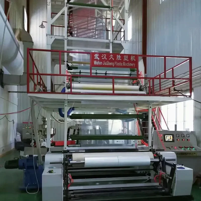 Jiusheng Three Layer Fexible Polymer Packaging LDPE Plastic Film Blown Co-Extruder
