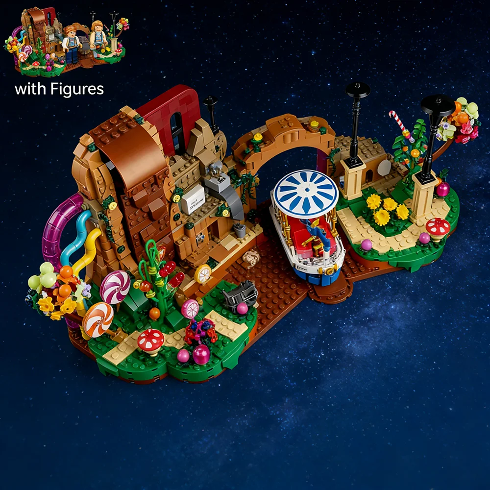 

NEW 21360 Chocolate Factory Creative Building Bricks Toys Educatioj Construction For Kids Friends Toys Holiday Gifts 2025Pcs