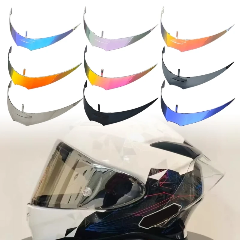 

Motorcycle Helmet Exterior Spoiler Part ABS Clip-In Rear Trim for Full Face Models and Shaped Shell Detail Finish