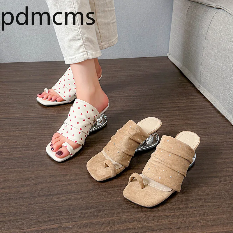 New Women's Shoes Designer Toed High-heeled Sandals Summer Fashion Slippers for Women New Banquet Formal Shoes Zapatos De Mujer