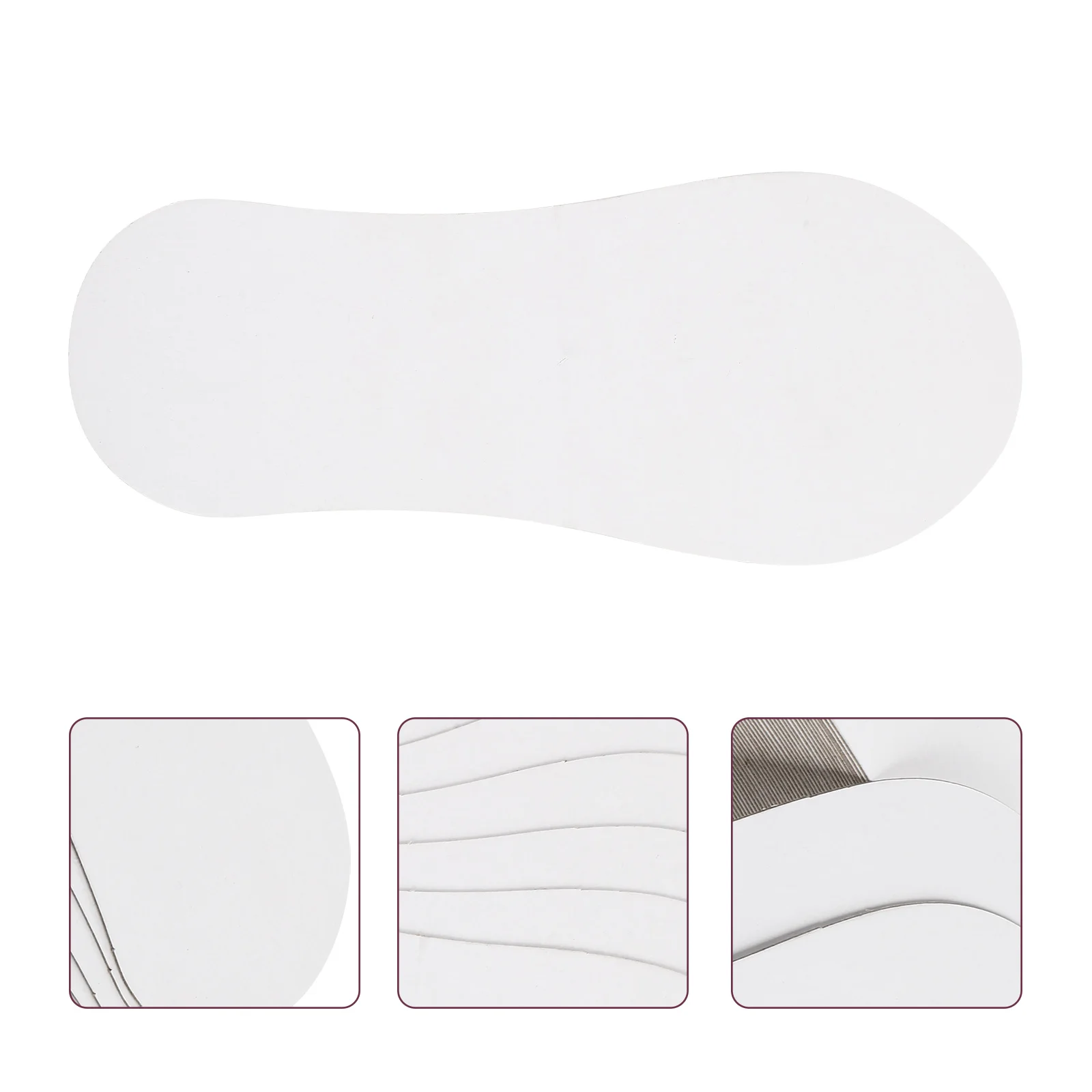 

100 Pcs Invisible Socks Low Cut Organizer Paper Organizing Paperboad Display Paperboard Storage Tool Lining Plate