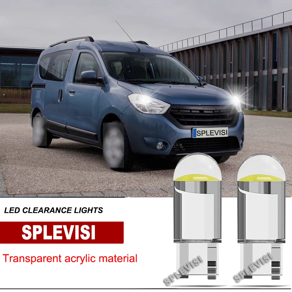 

2x T10 W5W COB LED Clearance Light Bulb Transparent acrylic IP67 For Vauxhall Opel Agila Arena Campo Corsa Vectra Zafira A B