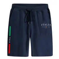 Italy Fashion Men's Walking Shorts Spring Summer Classic Male Casual Sports Knee-length Shorts Gym Fitness Quick-dry Short Pants