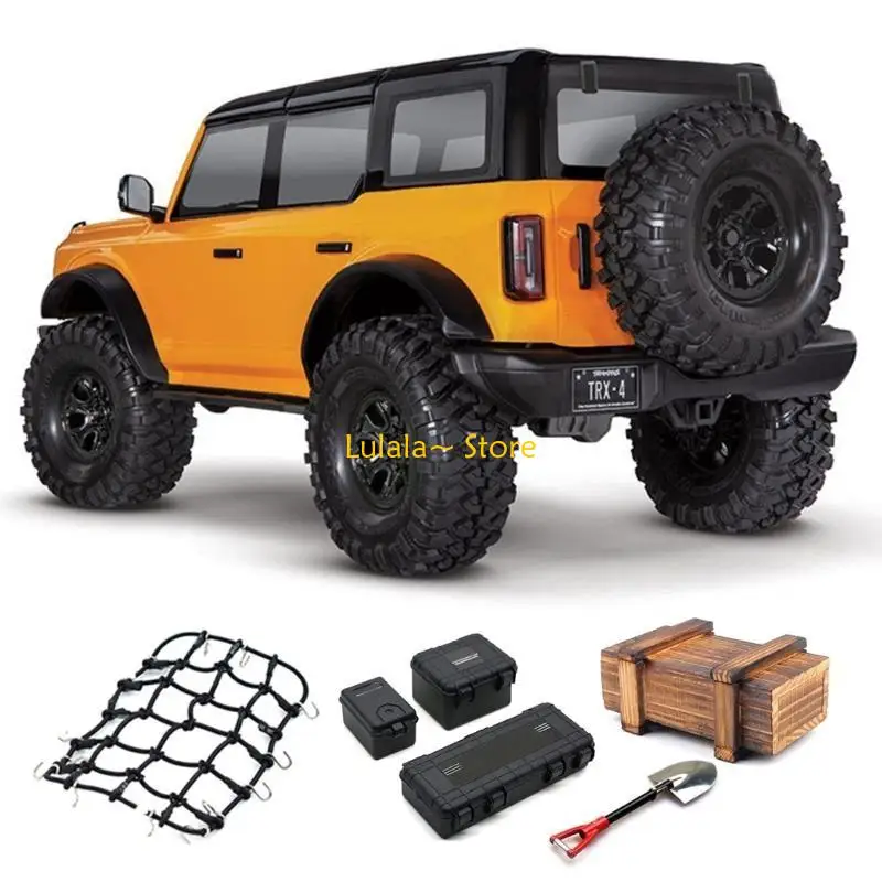 Y4QA 1/10 Scale RC Luggage Roof Rack Storage Net for TRX-4 Rc Car