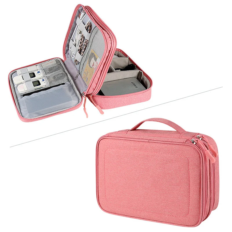 Multi-Functional Waterproof Large-Capacity Digital Accessory Storage Bag Charging Data Cable, Headphones Usb Flash Drive Bag