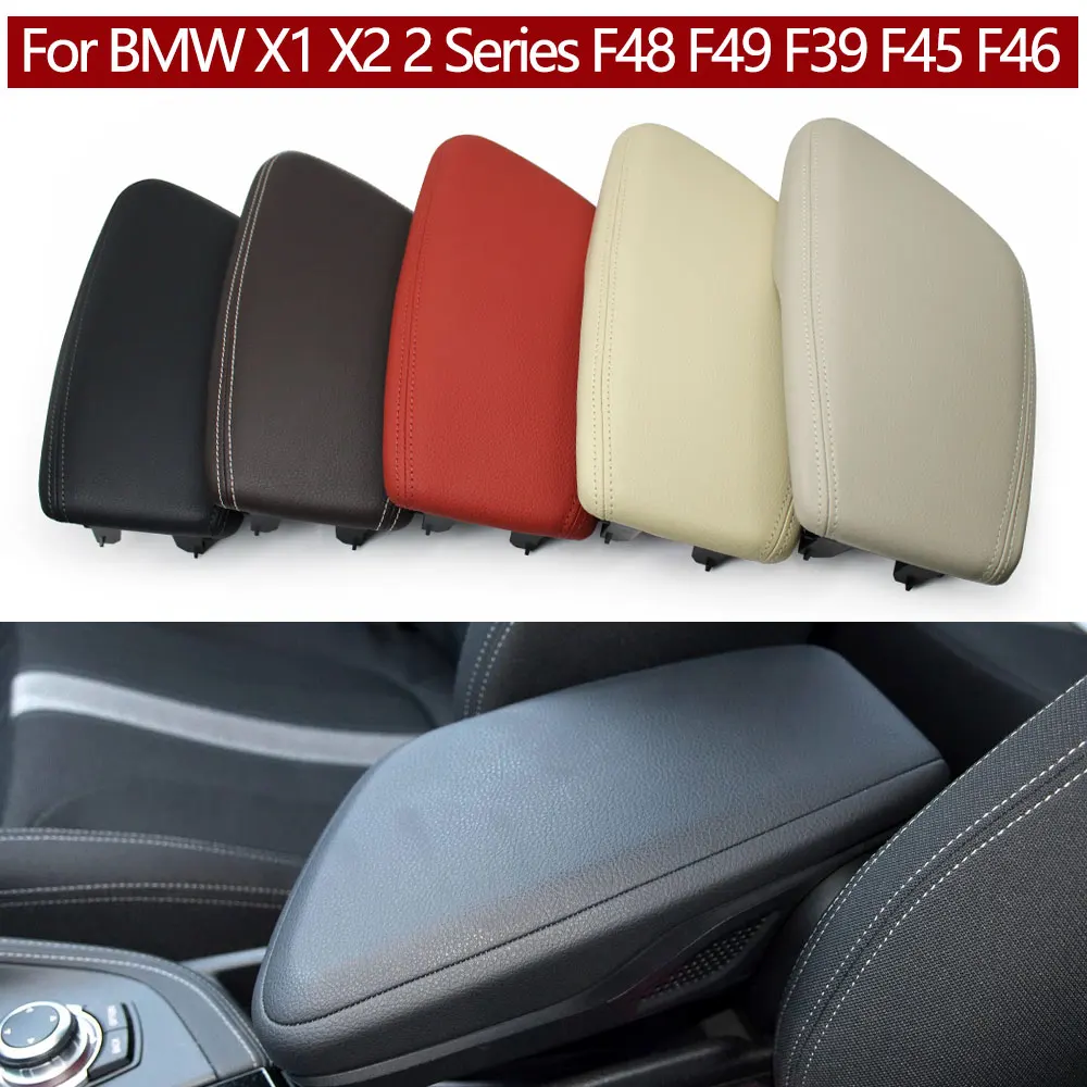 

Left Hand Driver Car Center Console Storage Box Armrest Leather Panel Cover For BMW X1 X2 2 Series F48 F49 F39 F45 F46 2016-2022