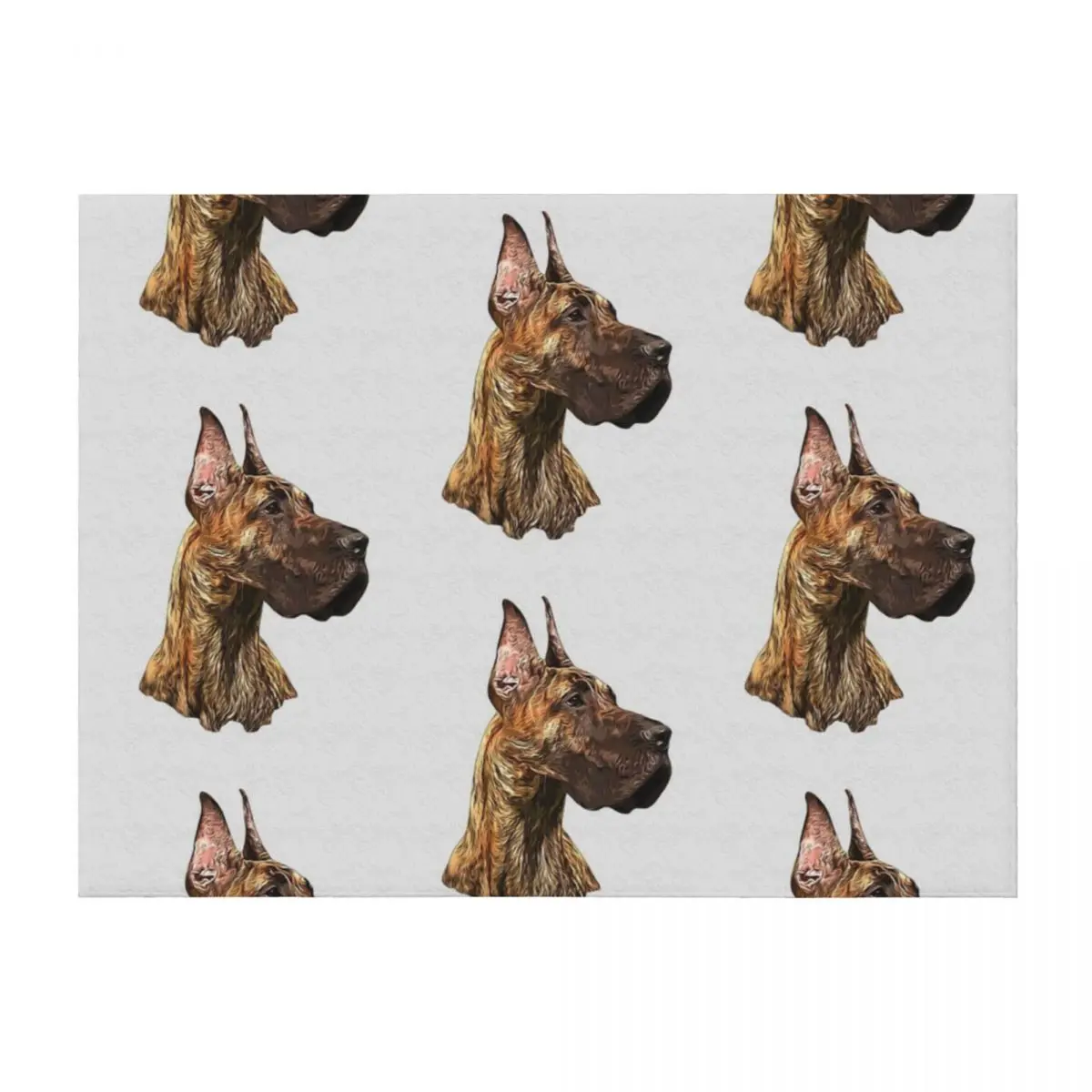 

Great Dane Brindle Beauty Throw Blanket Bed Loose Decorative Beds Bed covers Blankets