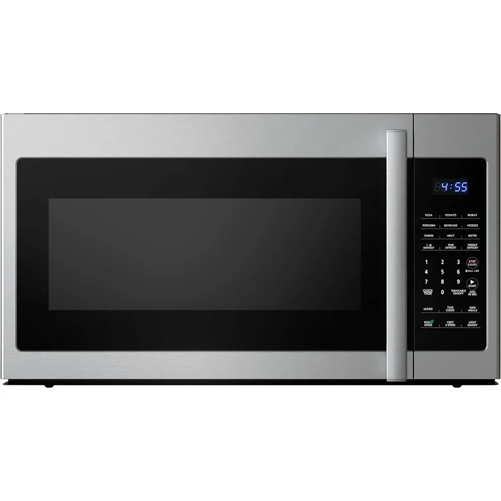 Micro-ondes sur gamme, mode économie d'énergie/35%, cuisson express en 30 secondes, 9 programmes de cuisson automatique, 1000W/120Volts