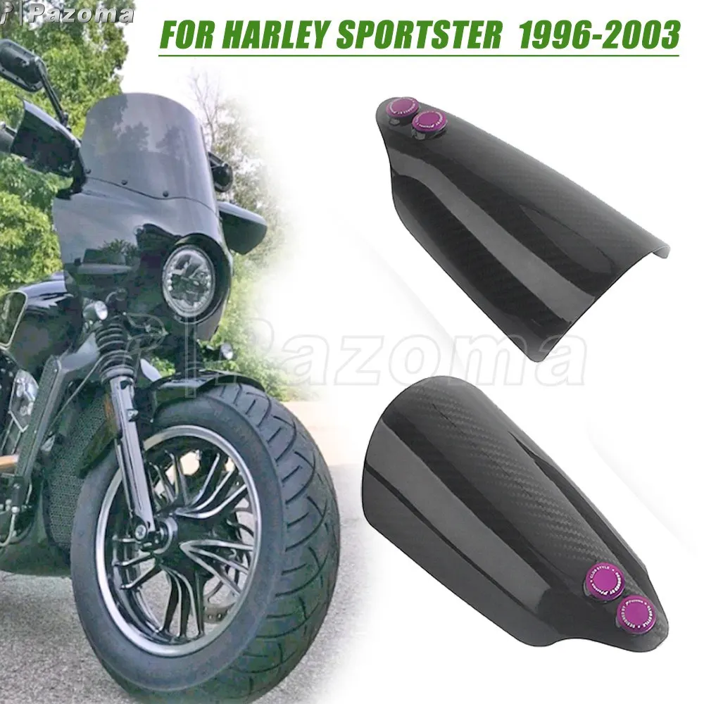 For Harley Sportster XL 883R 883C 1200C 1200S XLH 883 1200 Motorcycle Handle Protector Windshield Handguards Falling Protection