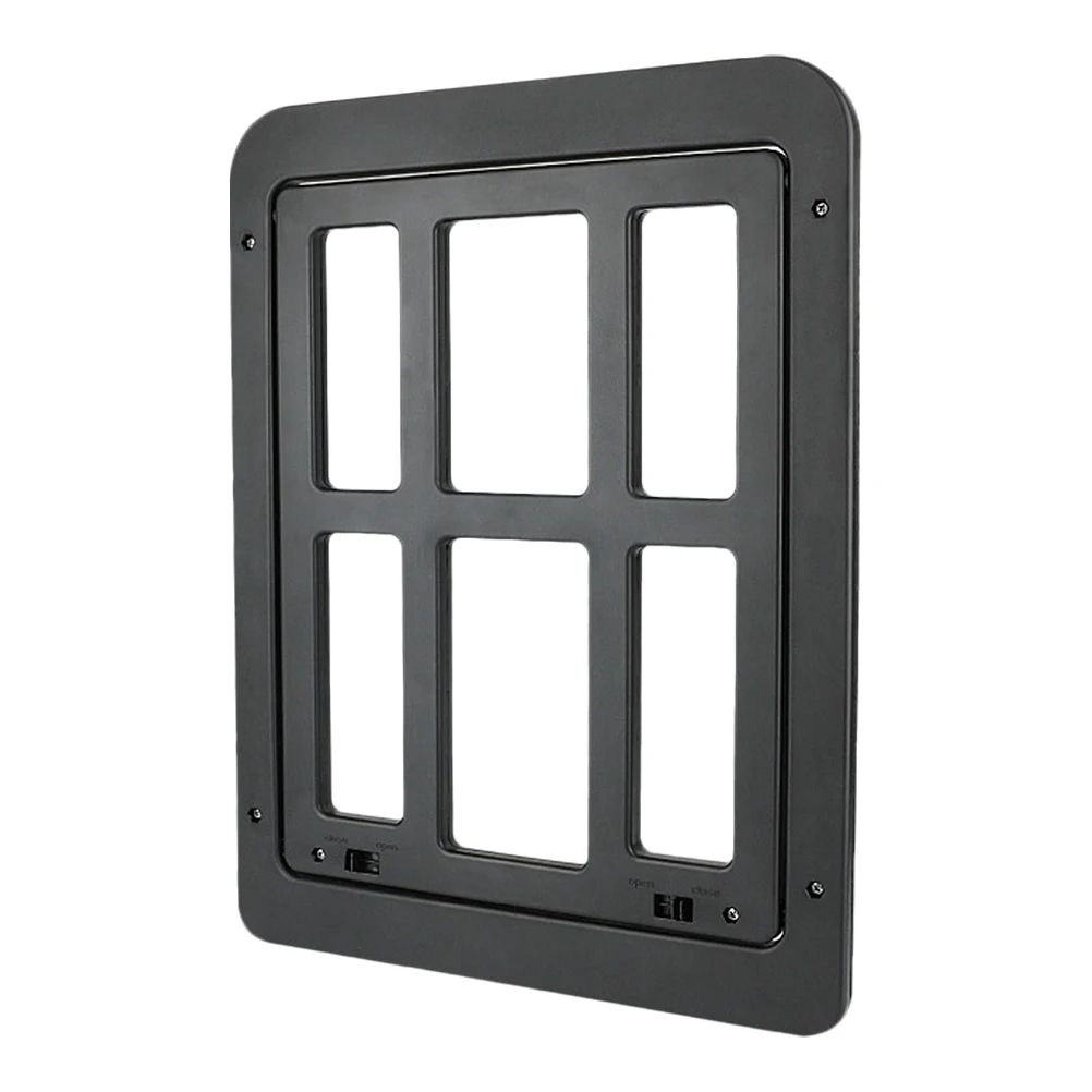 

Pet Door for Dogs Cats Easy Install Durable ABS Material Screen Door Indoor Outdoor Use Doggy Gate Household Access