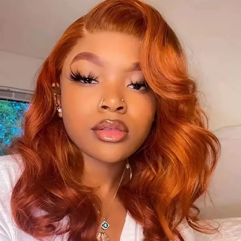 side-part-short-body-wave-wig-ginger-orange-natural-looking-fashion-hair-wig-for-women-daily-party-wear-african-american-hot-wig