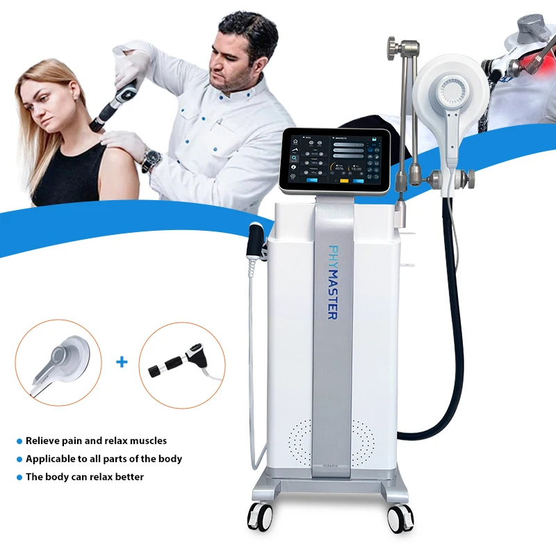 New 5T PMST Magnetic Ring and Pneumatic Shockwave Therapy Machine for Pain Relief and Physical Therapy frozen shoulder treatment