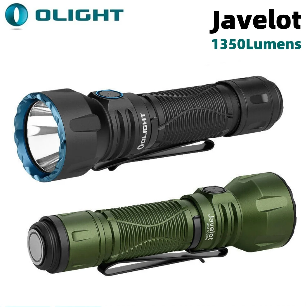 Olight Javelot 1350 Lumens Rechargeable Flashlight LED Flashlights EDC Powerful Tactical Torch with Holster