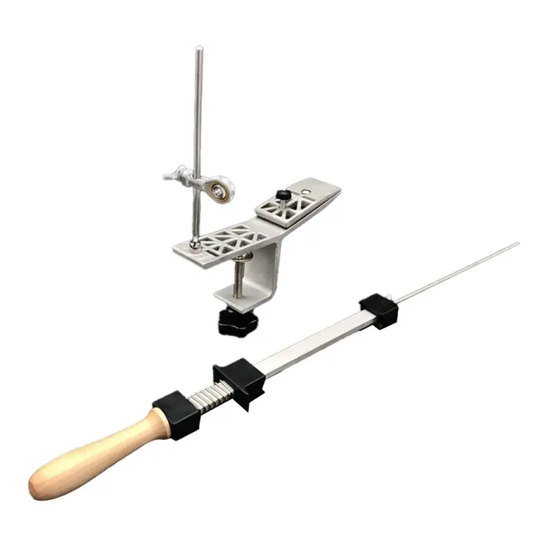 ABGH-Knife Sharpener  Professional Fixed Angle Sharpening Frame Whetstone High Precision Grinder Sharpening Tools
