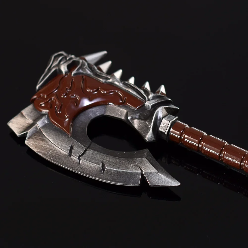 19cm Gorehowl hache World of Warcraft arme Garrosh Hellscream jeu périphérique métal arme modèle épée ornement artisanat cadeau jouets