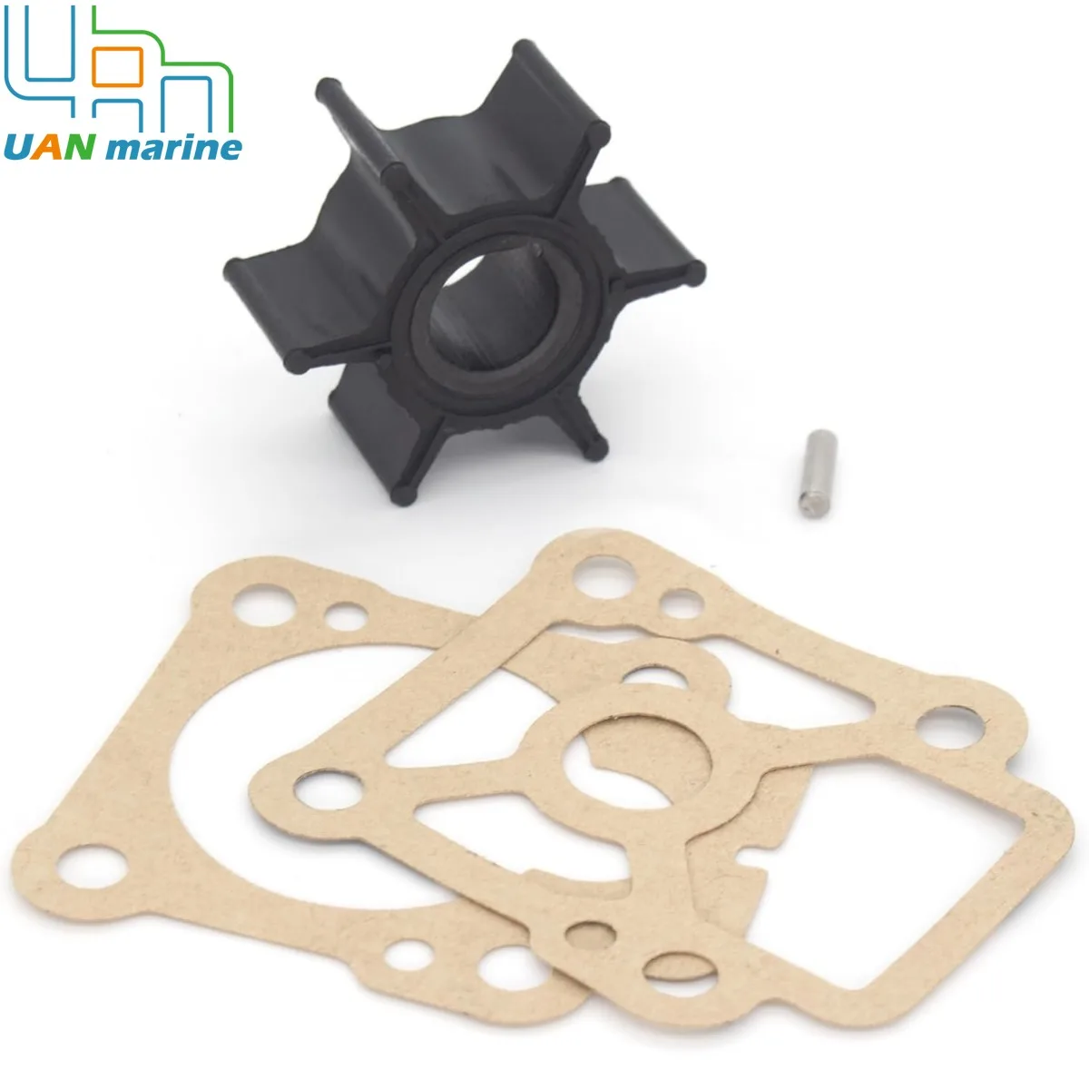 47-8037481 Water Pump Impeller Kit with Gasket and Key Pin for Mercury Marine 8 9.8 9.9 HP Outboard Motor 3B2-65021-1 18-8920