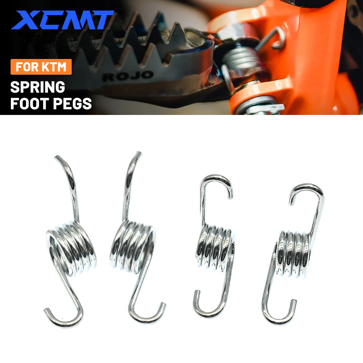 

Motorcycle Foot Peg Footpegs Spring For KTM SX XC XCW SXF XCF EXCF 85 125 150 250 300 350 450 500 530 Husqvarna TC FE TE FC