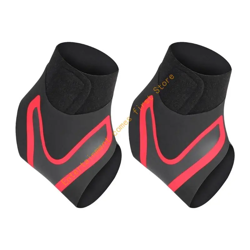 Sports Ankle Sleeve Adjustable Ankle Wrap Brace for Workouts Injury Prevention 55KD