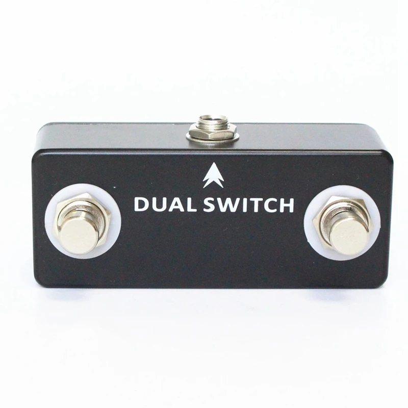 MOSKY Ampero Switch 2-Way Momentary Dual Footswitch Foot Controller 1/4-Inch Pedal Switcher