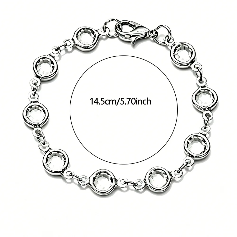 10pcs Steering Wheel Decoration Chains Creative Moon Shape Stone Beads Car Pendant Jewelry Accessory