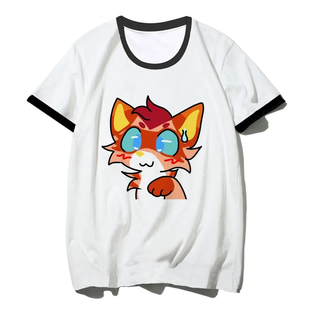Furry tshirt women jojifuku aesthetic graphic korean fashion emo t-shirt cheap gothic manga clearance sales harajuku