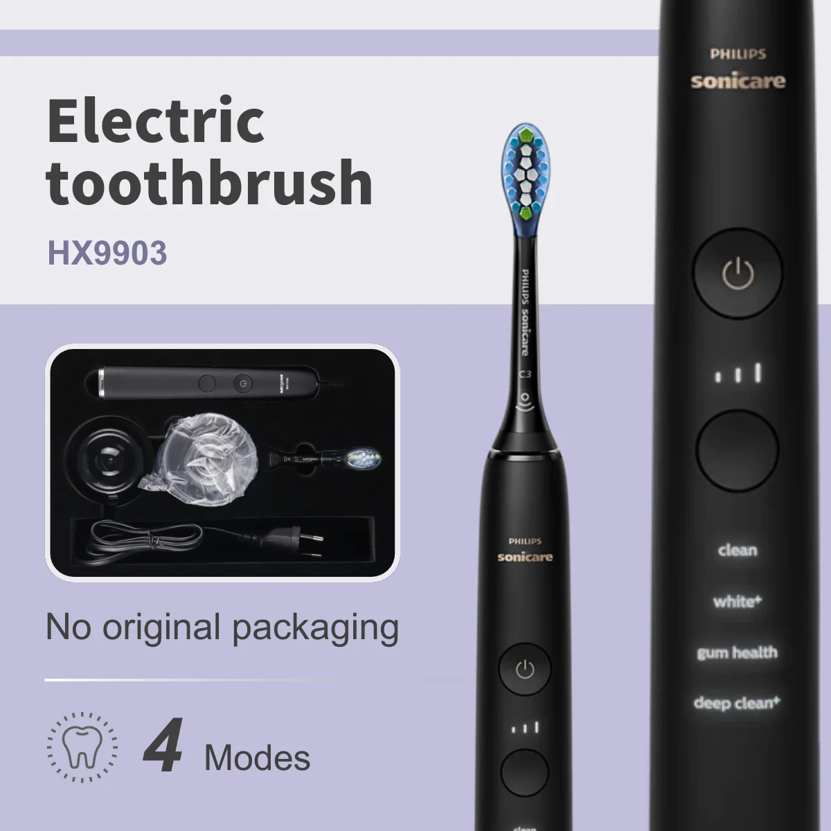 

Philips Electric toothbrush Sonicare DiamondClean Smart HX9903, Black