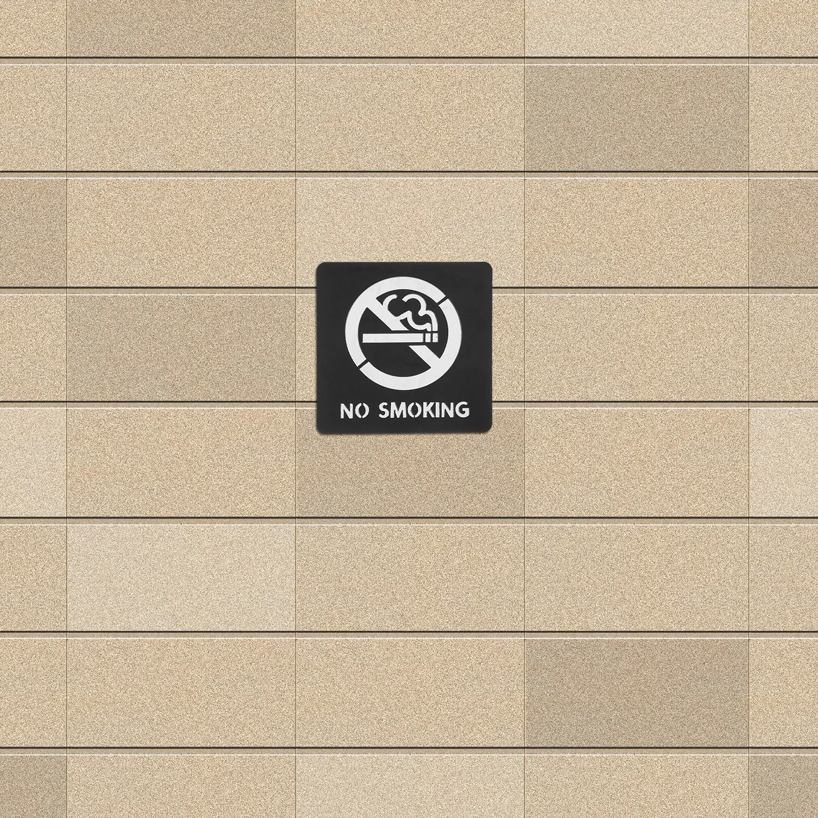 

No Smoking Sign Desk Table Sticker Waterproof Self-Adhesive Acrylic Office Conference Room Public Area Business Safety Warning