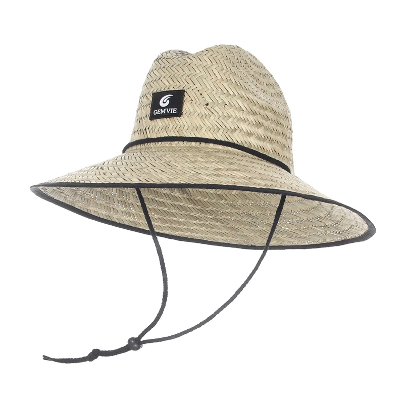 GEMVIE-sombrero de paja con borlas de concha para hombre y mujer, sombrero vaquero occidental, tejido a la moda, para el sol y la playa, 2024