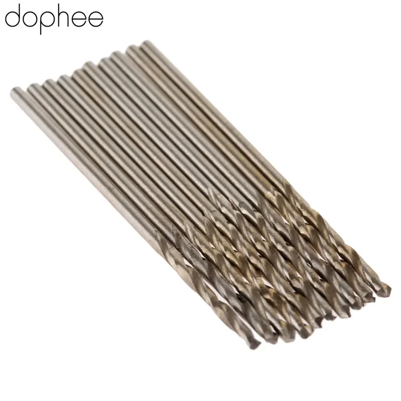 10Pcs Micro Drill Bit 1.2mm Straight Shank High Speed Steel Twist Bits HSS Wood Drilling Electric Drills Power Tools Accessories