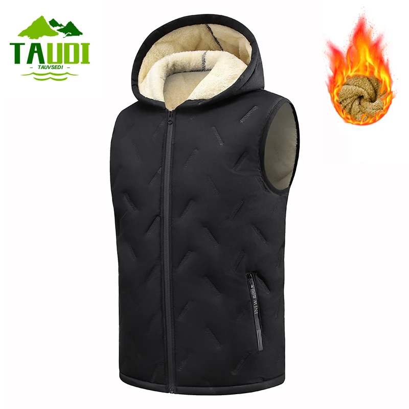 

Зимние мужские утепленные жилеты без рукавов, мужские осенние повседневные верхняя одежда, жилет с капюшоном, куртки, мужские брендовые модные жилеты, мужские