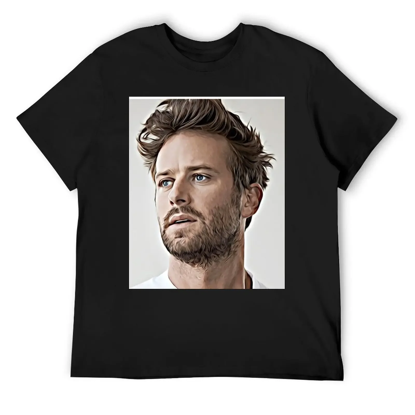 

Armie Hammer T-Shirt cute tops Luxury man tees summer top mens shirts graphic tee