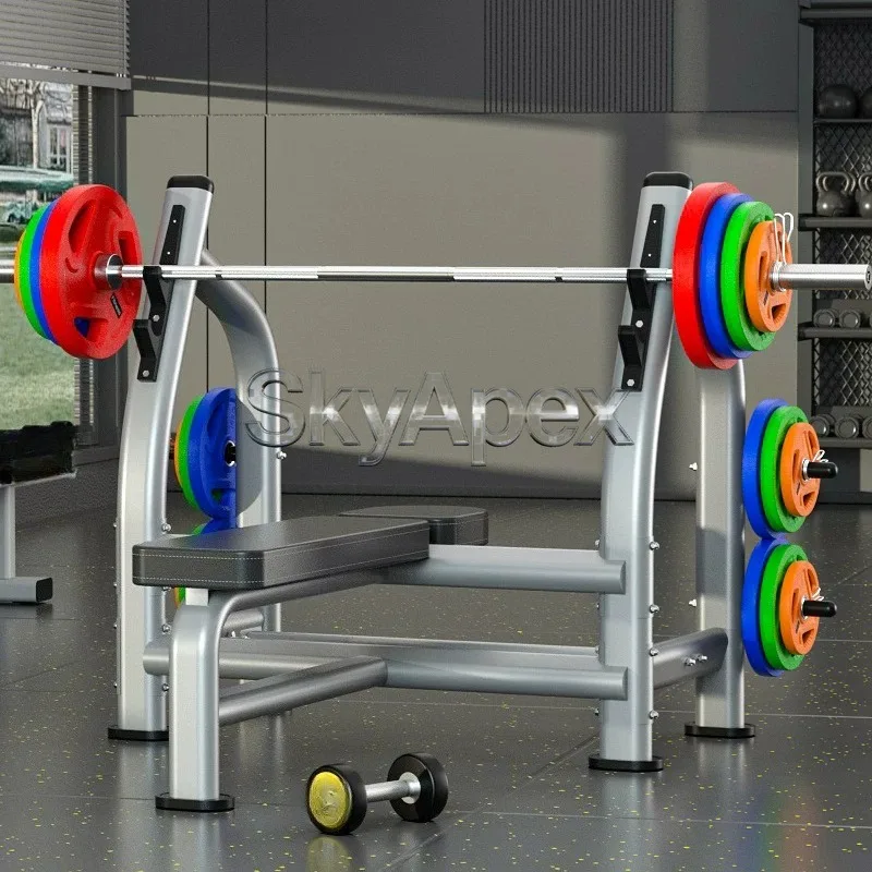 Commercial Bench Press Home Gym Professional Strength Training Weight Lifting Bed Heavy Barbell Rack Comprehensive Workout