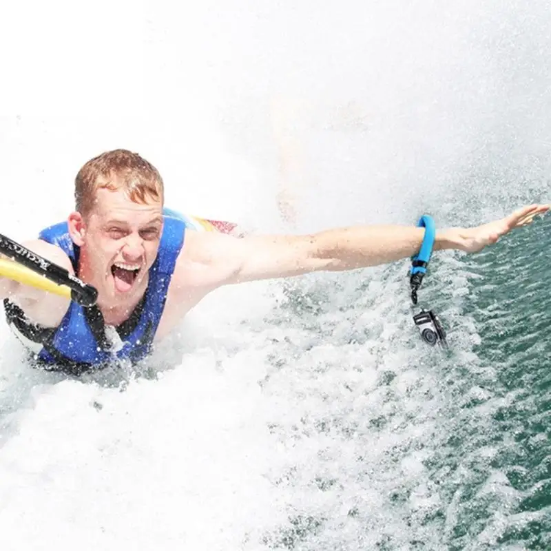 B03F Anti Sink Floating Strap Wrist Chain for Waterproof Cameras High Visibilities Design for Easy Retrieval in Water