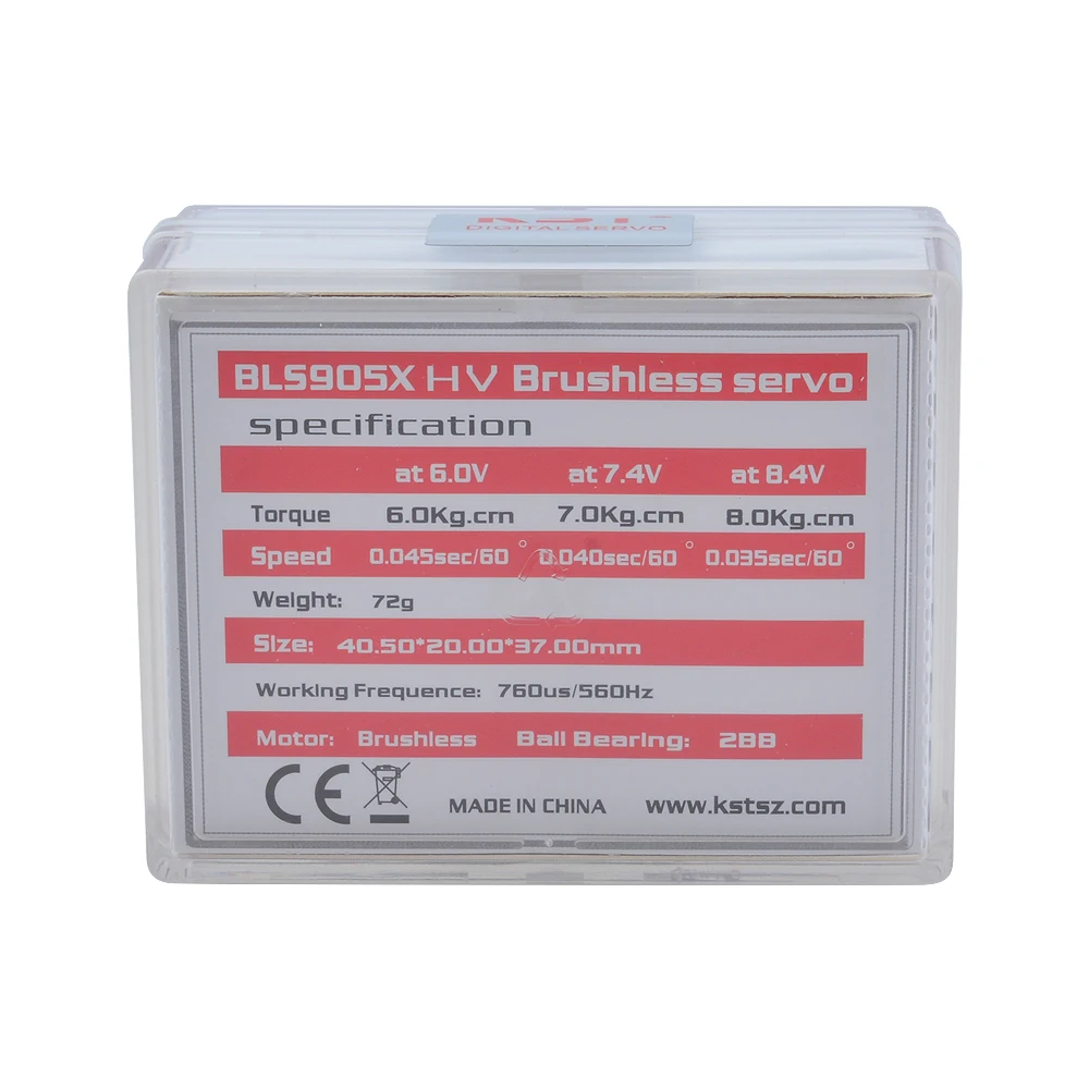 KST BLS905X 8,4V 8kg 0,035s Standardgröße Bürstenloser 550-700 Heck-Servomotor – Detail 8