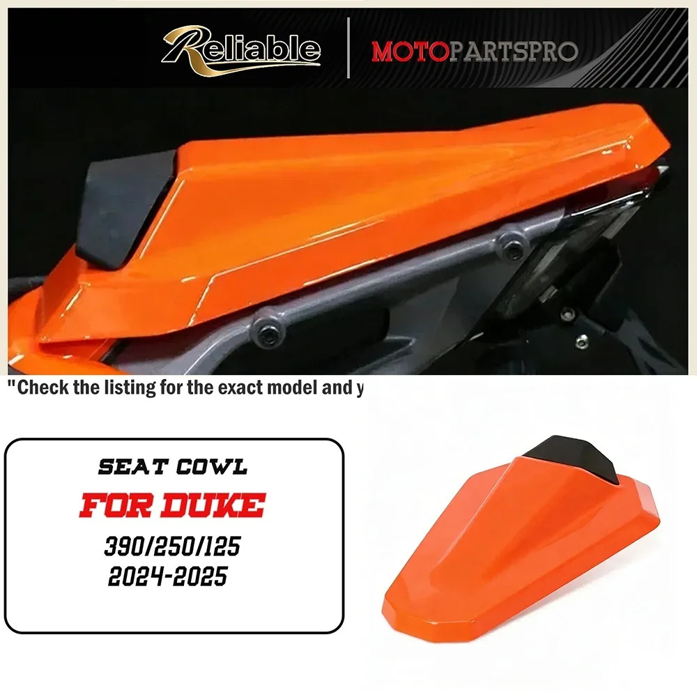 Motorcycle Rear Passenger Seat Cover, Rear Section Fairing Cowl for DUKE390 DUKE250 DUKE125 DUKE 390 250 125 2024 2025