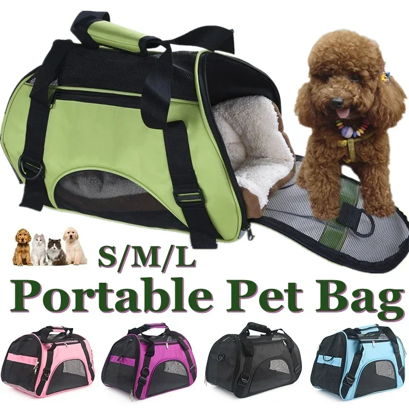 

Cat Carrier Bag Out Portable Pet Bag Foldable Breathable Cat Backpack Cat Airline Approved Transport Carrying for Cats Small Dog